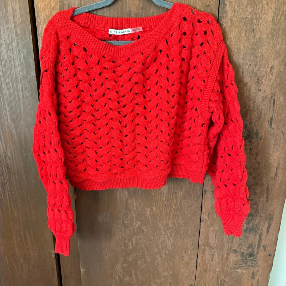 Red Knit Sweater